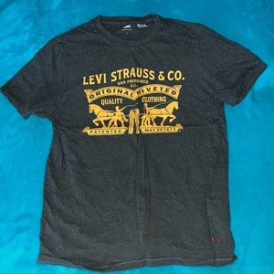 Levi’s Graphic Tee Green & Yellow S